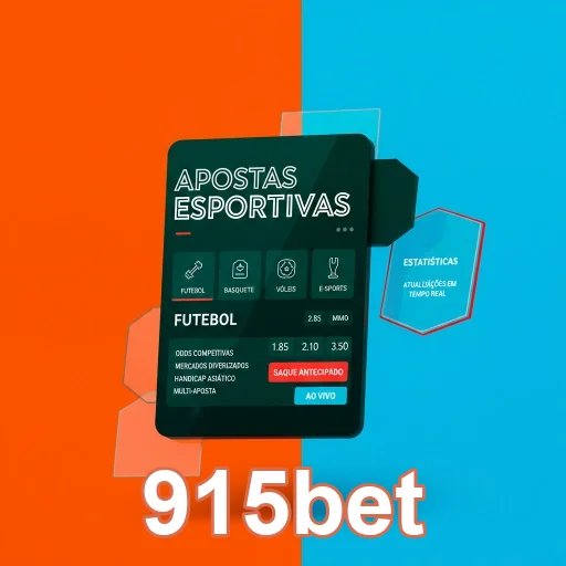 Interface da 915bet mostrando promoções para apostas esportivas.