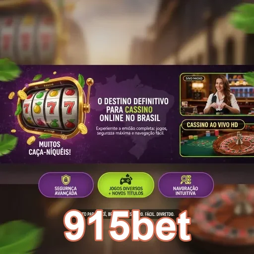 Interface de verificação KYC da 915bet com elementos visuais